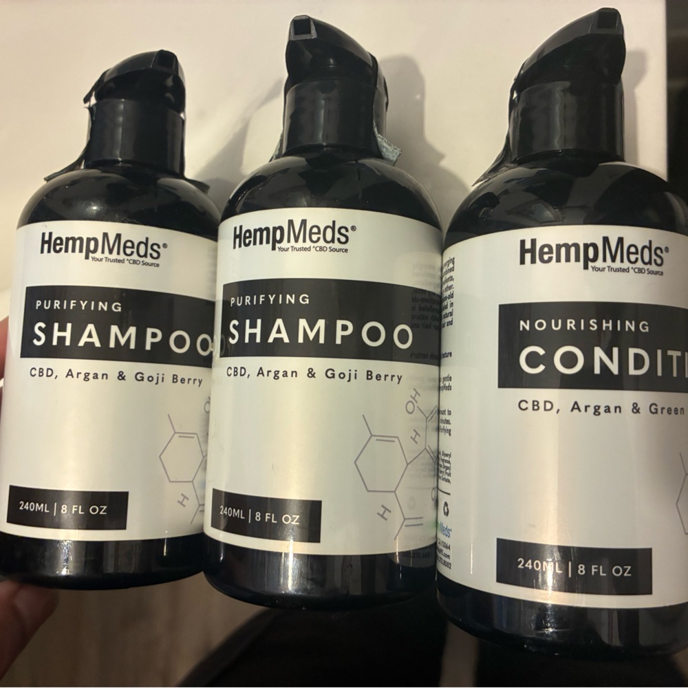 HEMPMEDS CONDITIONER AND 2 SHAMPOO